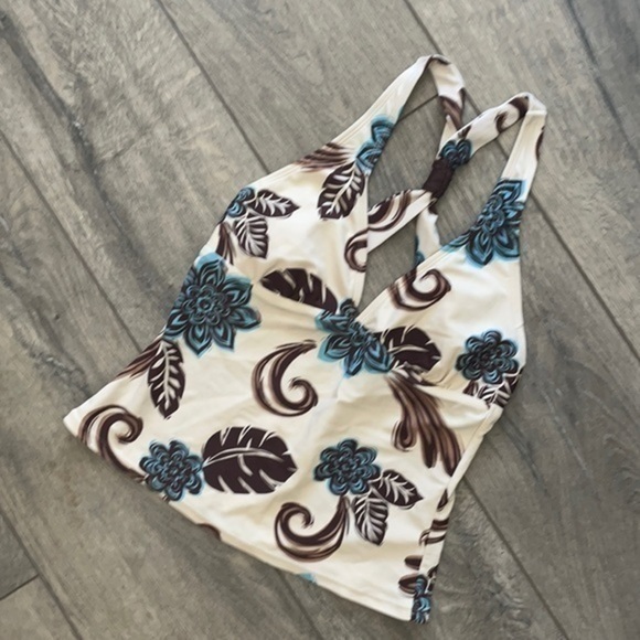 Sonoma Other - Sonoma swim size 8 tankini top ivory and brown